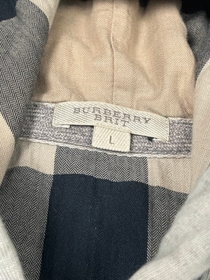 vintage Burberry sweatjacket {L}