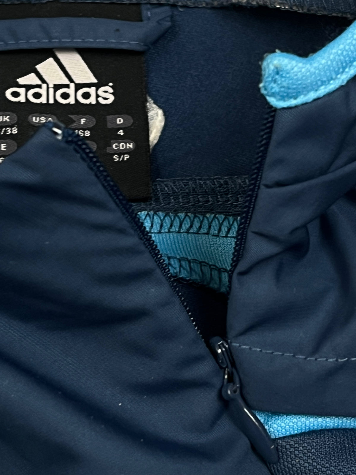 vintage Adidas Olympique Marseille halfzip windbreaker {M}