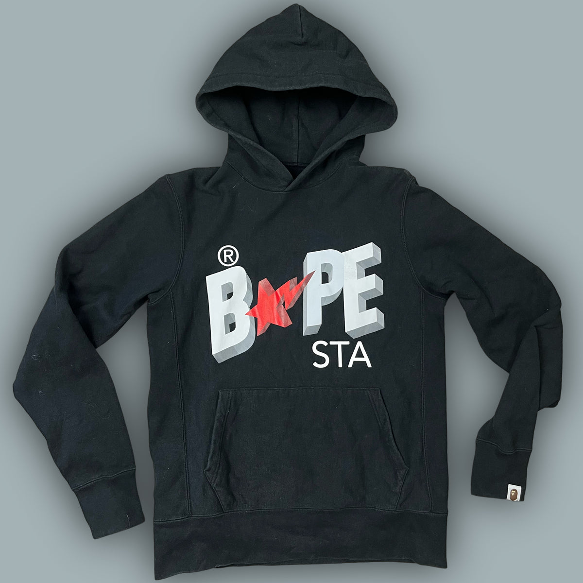 vintage BAPE BAPESTA a bathing ape hoodie {S}