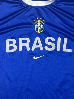 vintage Nike Brasil “spell out” jersey {L}