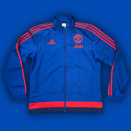 vintage Adidas Manchester United windbreaker {M-L}