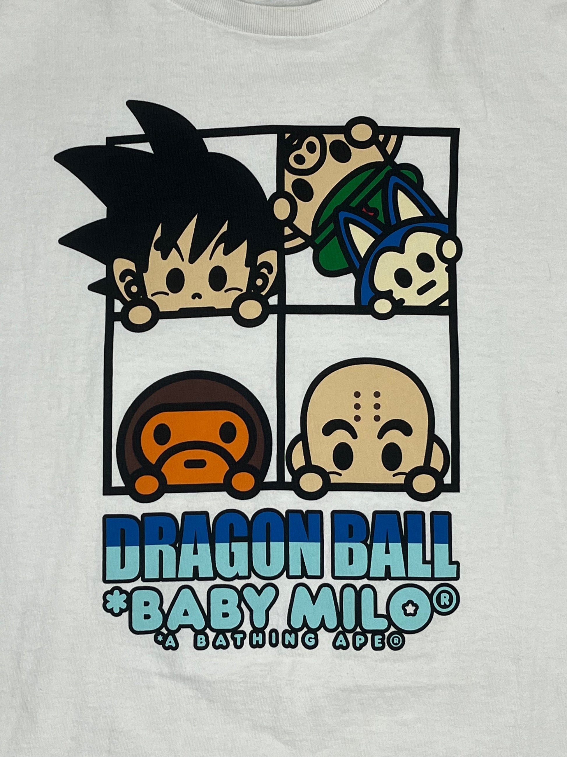 vintage BAPE a bathing ape t-shirt X DRAGON BALL {L}