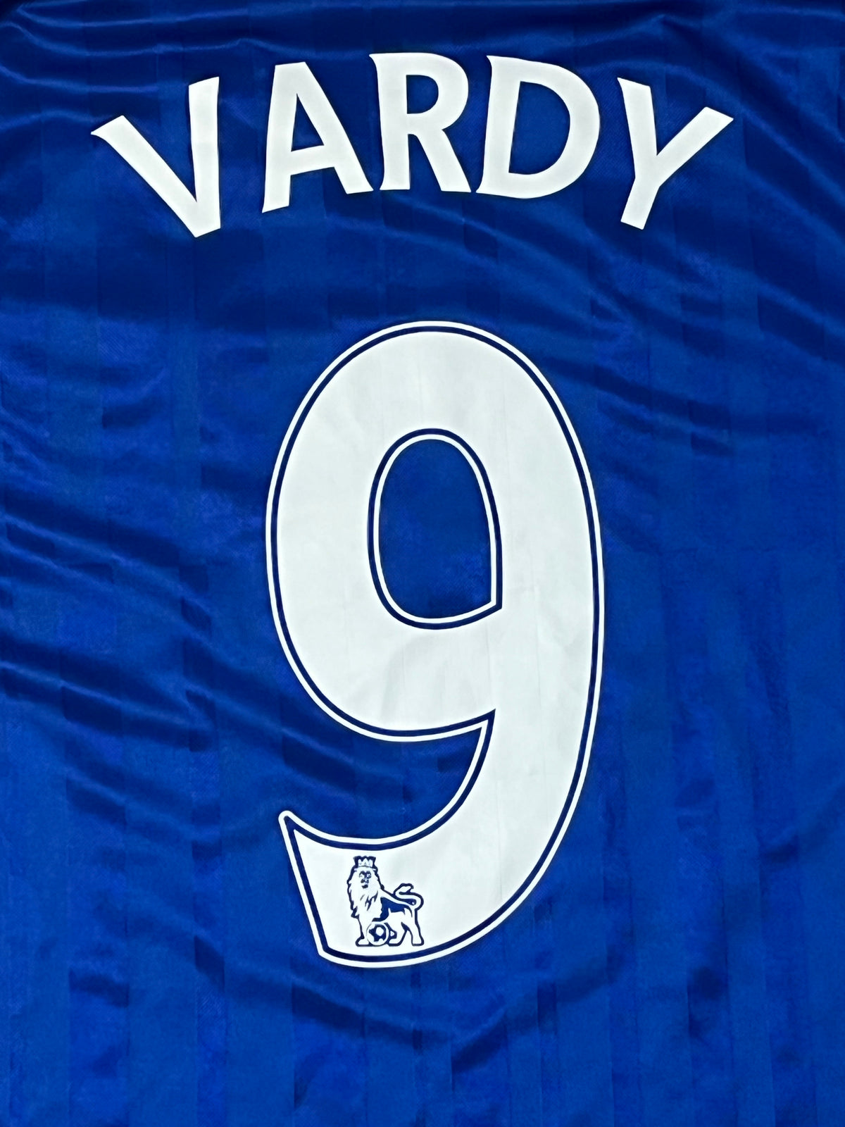 vintage Puma Leicester City VARDY 9 2015-2016 home jersey {L}