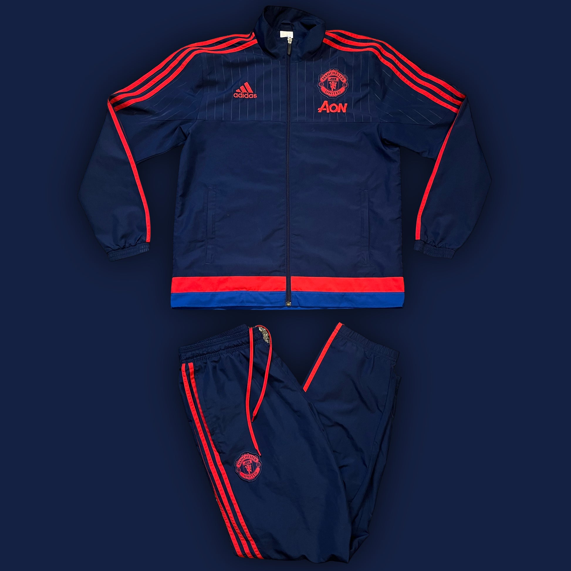 vintage Adidas Manchester United tracksuit 2015-2016 {M-L}