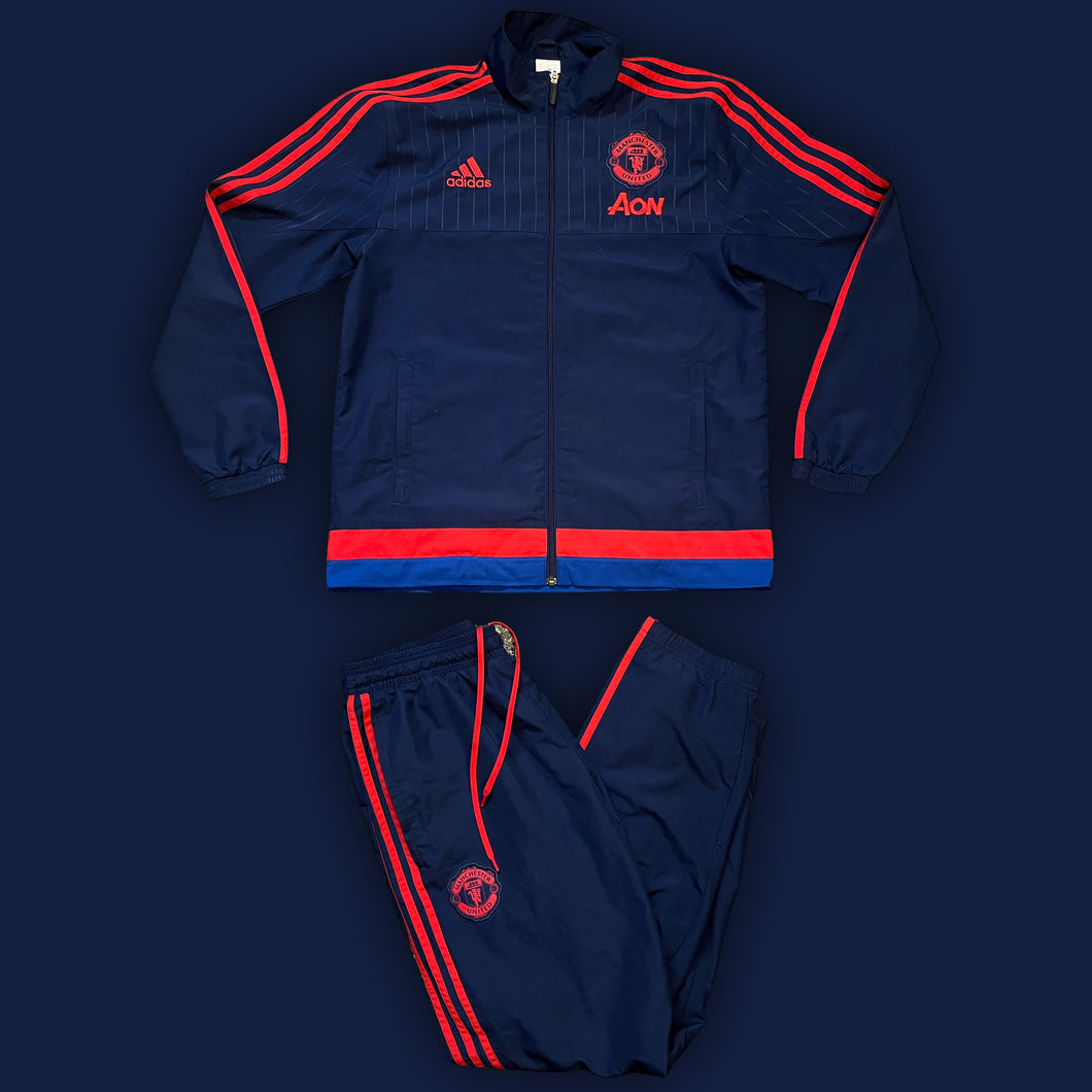 vintage Adidas Manchester United tracksuit 2015 2016 M L vierdreineun