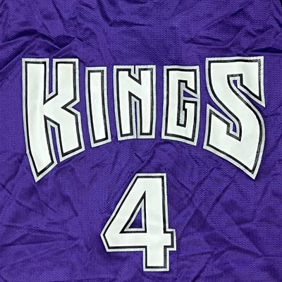vintage Champion Sacramento Kings WEBER 4 jersey {XL}