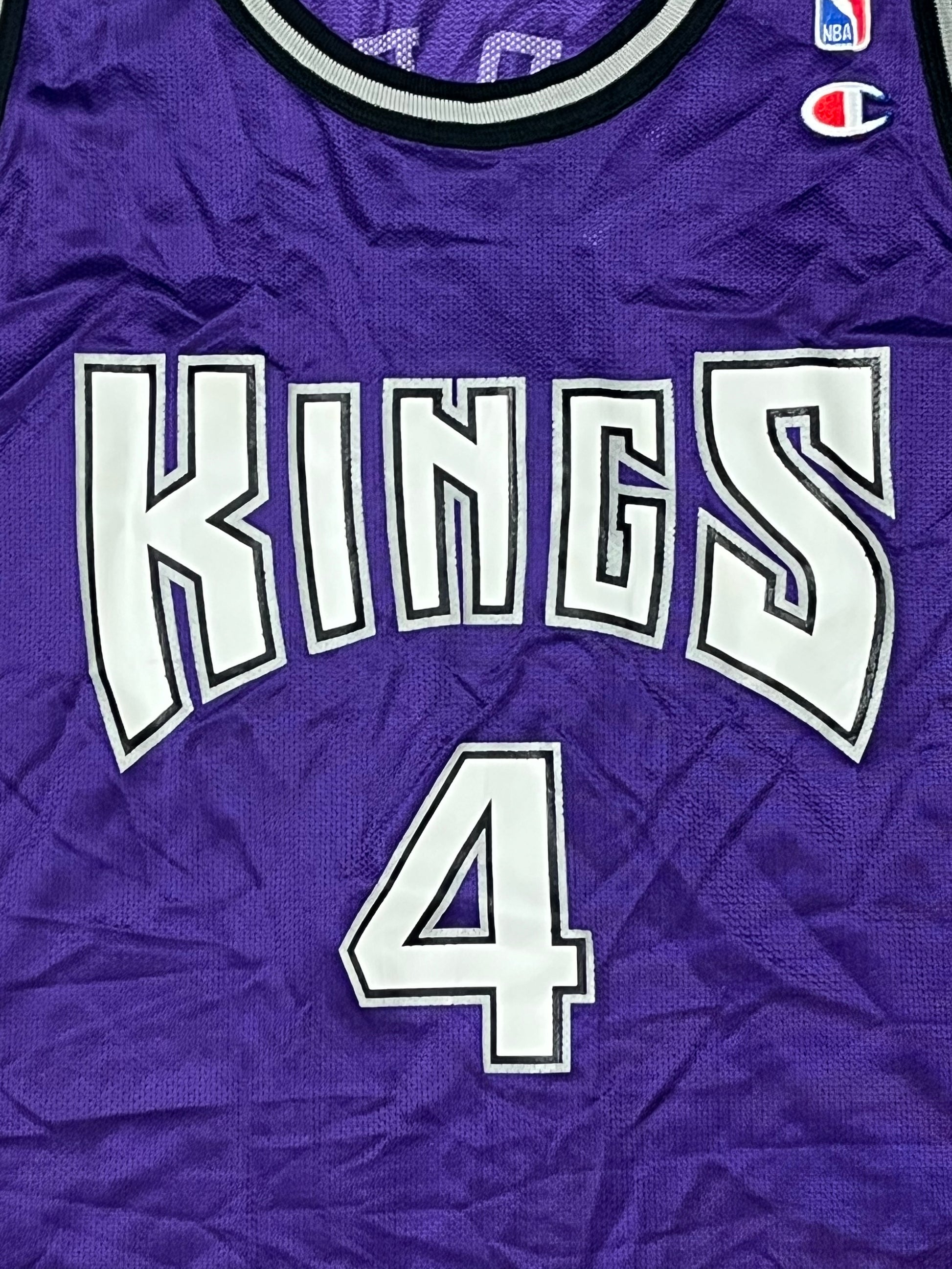 vintage Champion Sacramento Kings WEBER 4 jersey {XL}