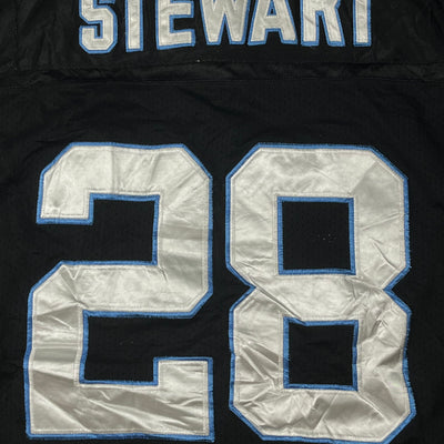 vintage NFL Carolina Panther STEWART 28 {XXL}
