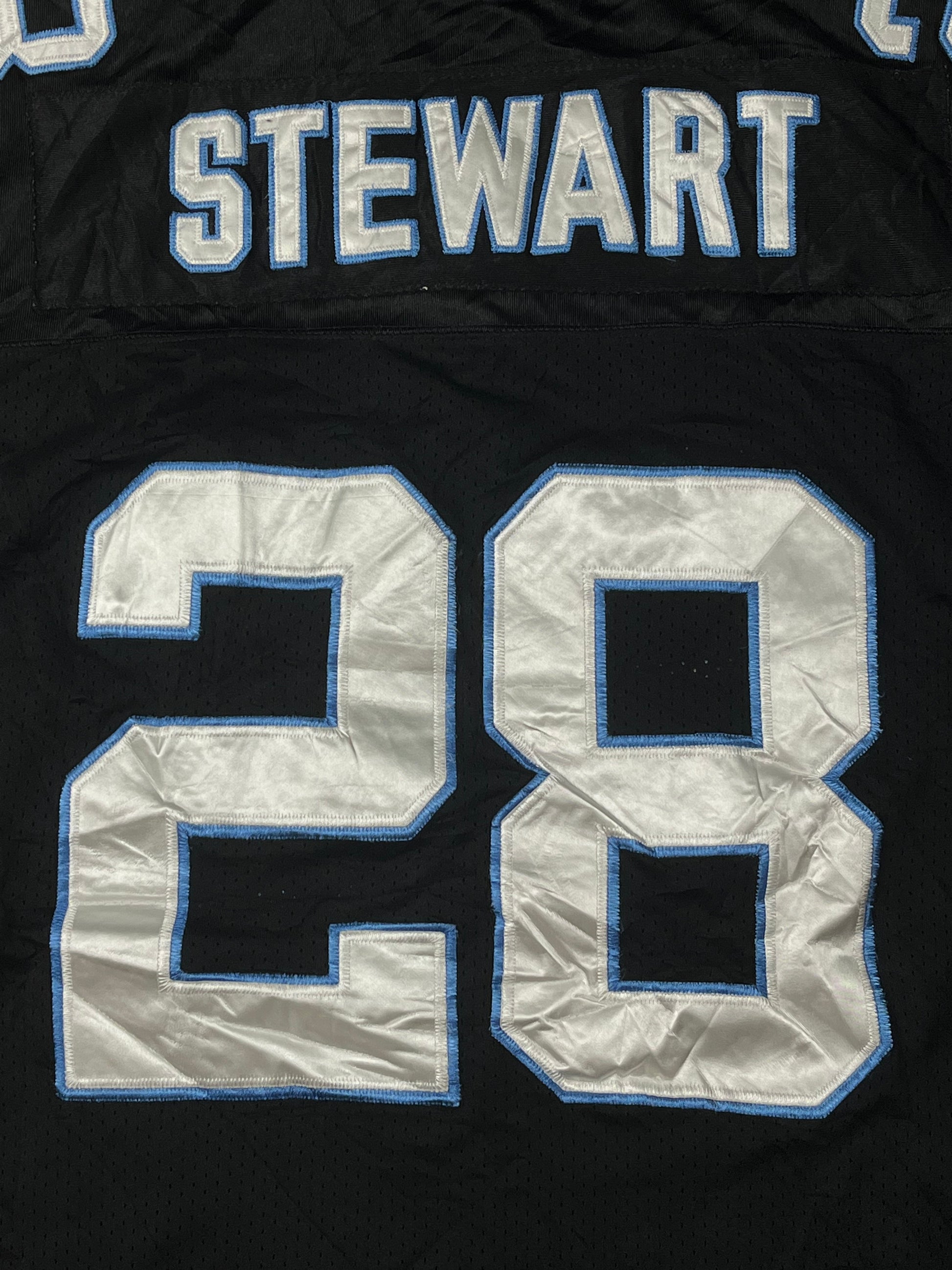 vintage NFL Carolina Panther STEWART 28 {XXL}