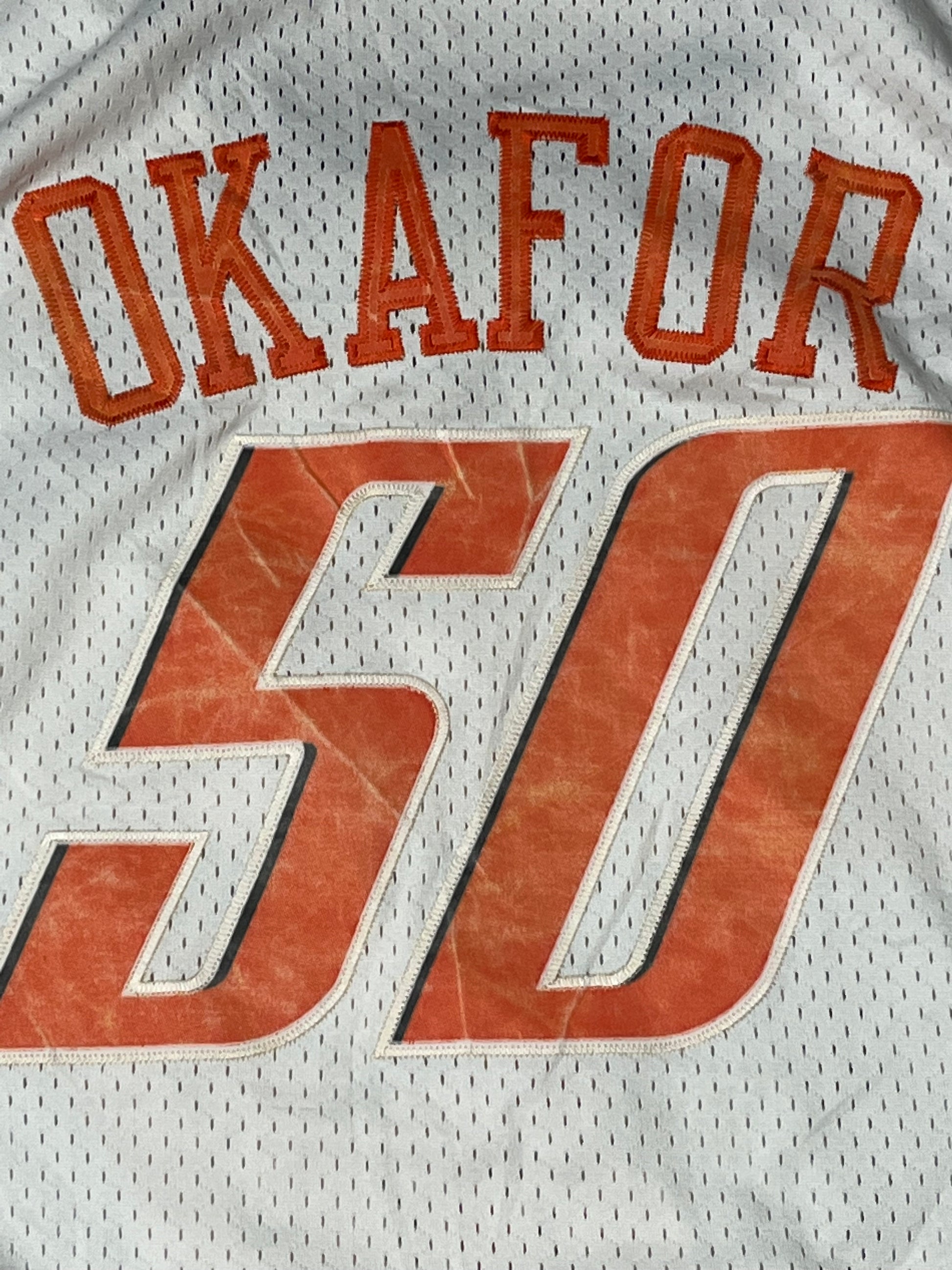 vintage Reebok Bobcats OKAFOF 50 jersey {XL}