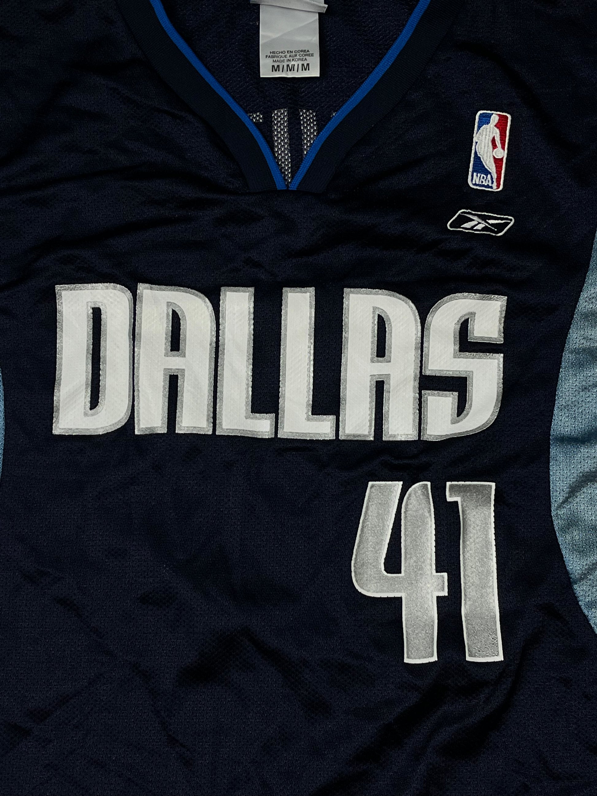 vintage Reebok Dallas NOWITZKI 41 jersey {L}