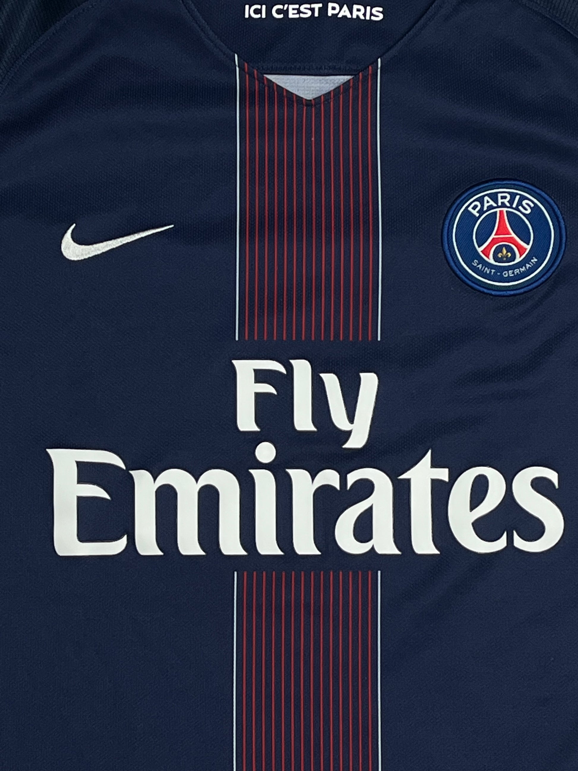 vintage Nike PSG 2016-2017 home jersey {S}