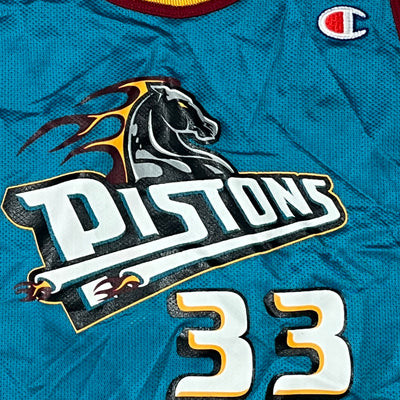 vintage Champion Pistons HILL 33 jersey {M}