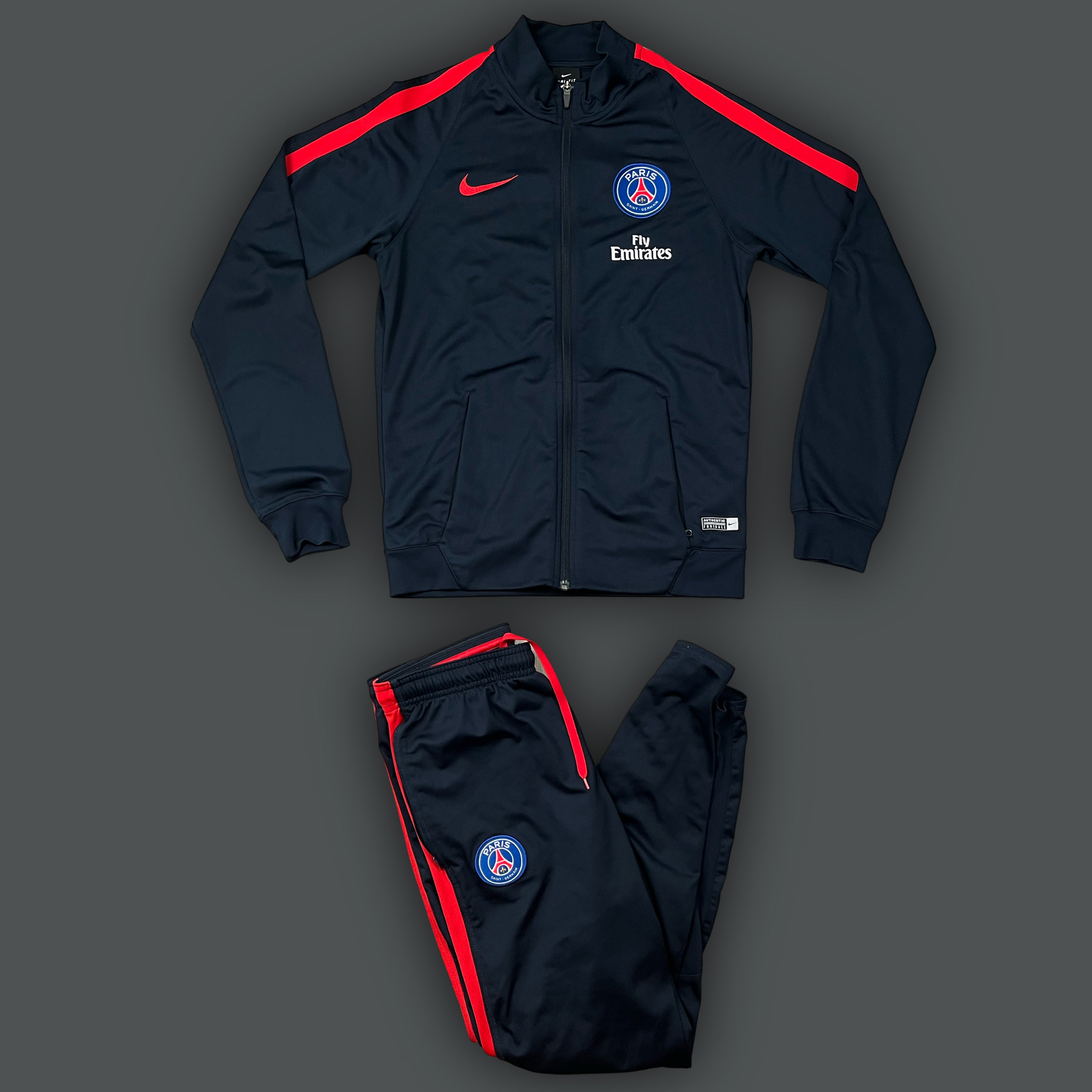 vintage Nike PSG Paris Saint Germain tracksuit vierdreineun