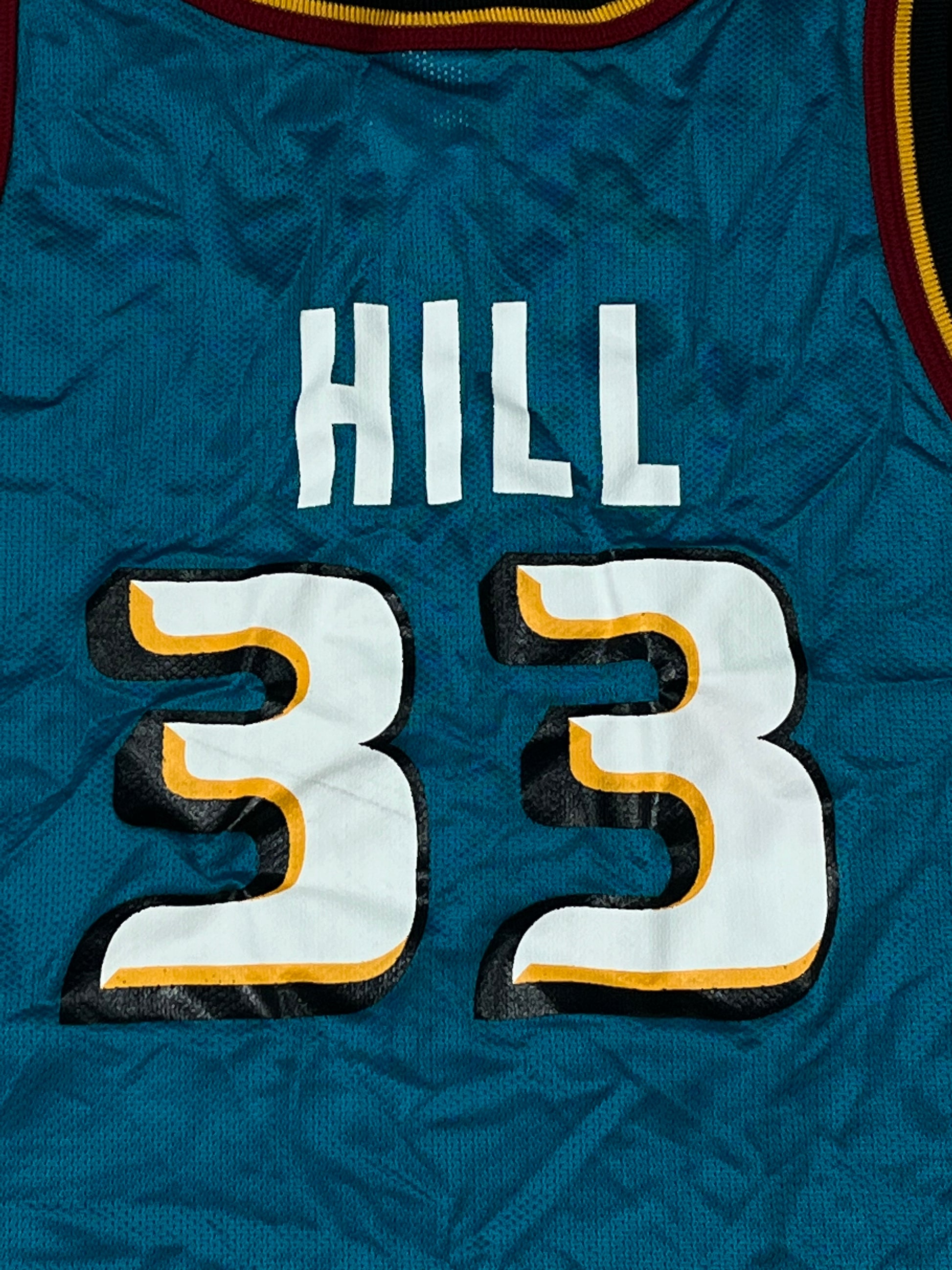 vintage Champion Pistons HILL 33 jersey {M}