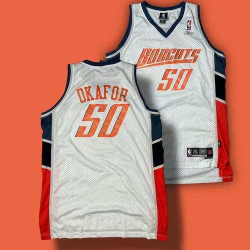 vintage Reebok Bobcats OKAFOF 50 jersey