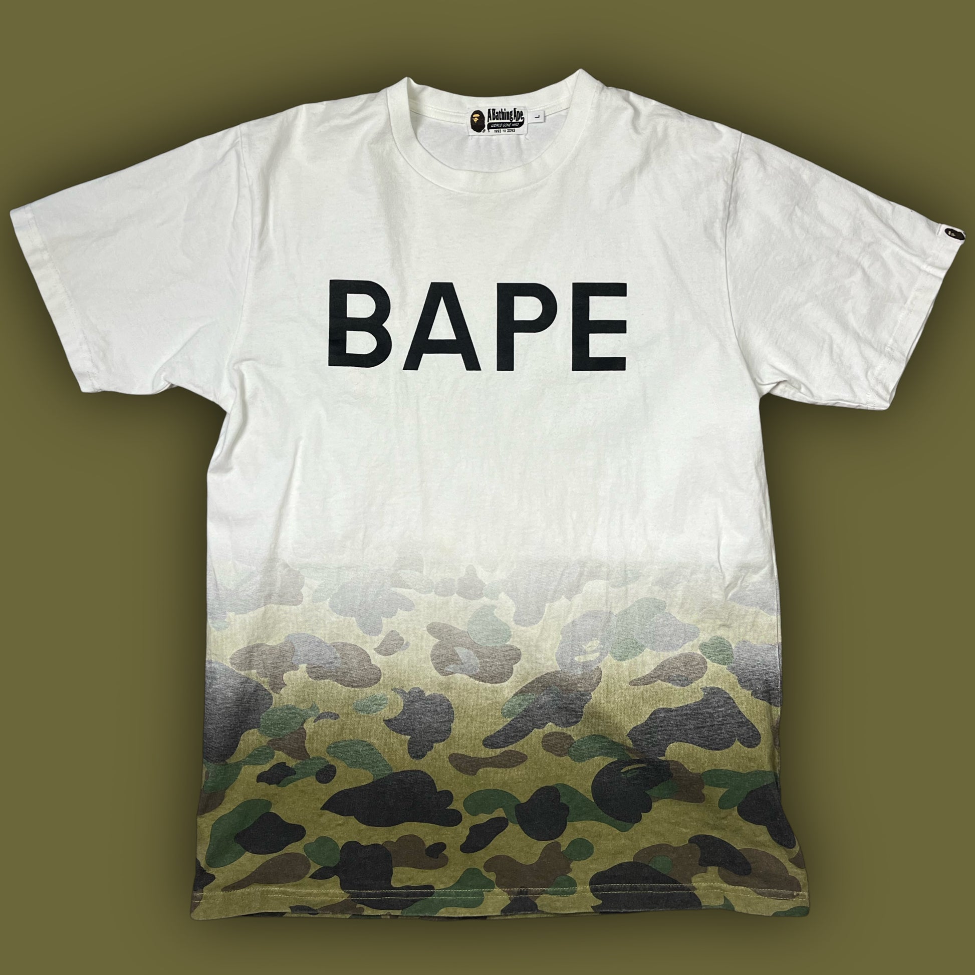 vintage BAPE a bathing ape t-shirt {L}