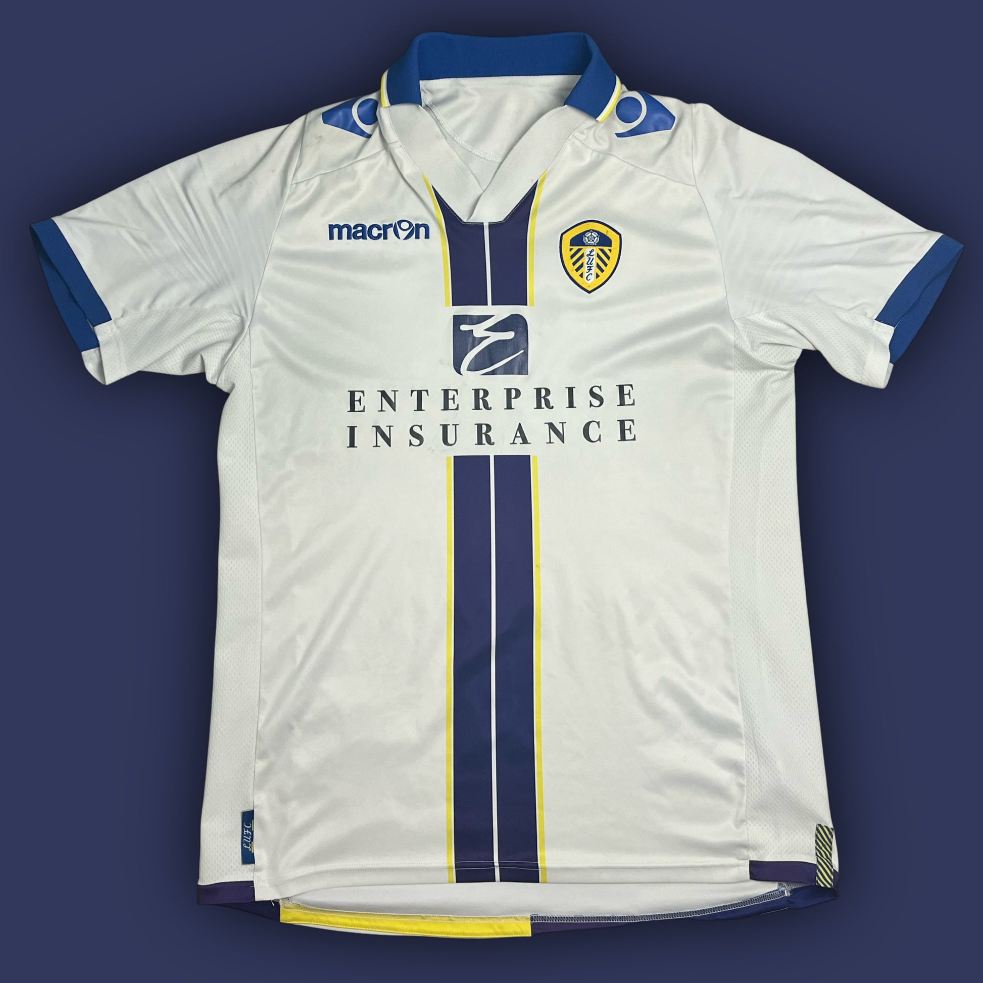 vintage Macron Leeds United 2013-2014 home jersey {L}