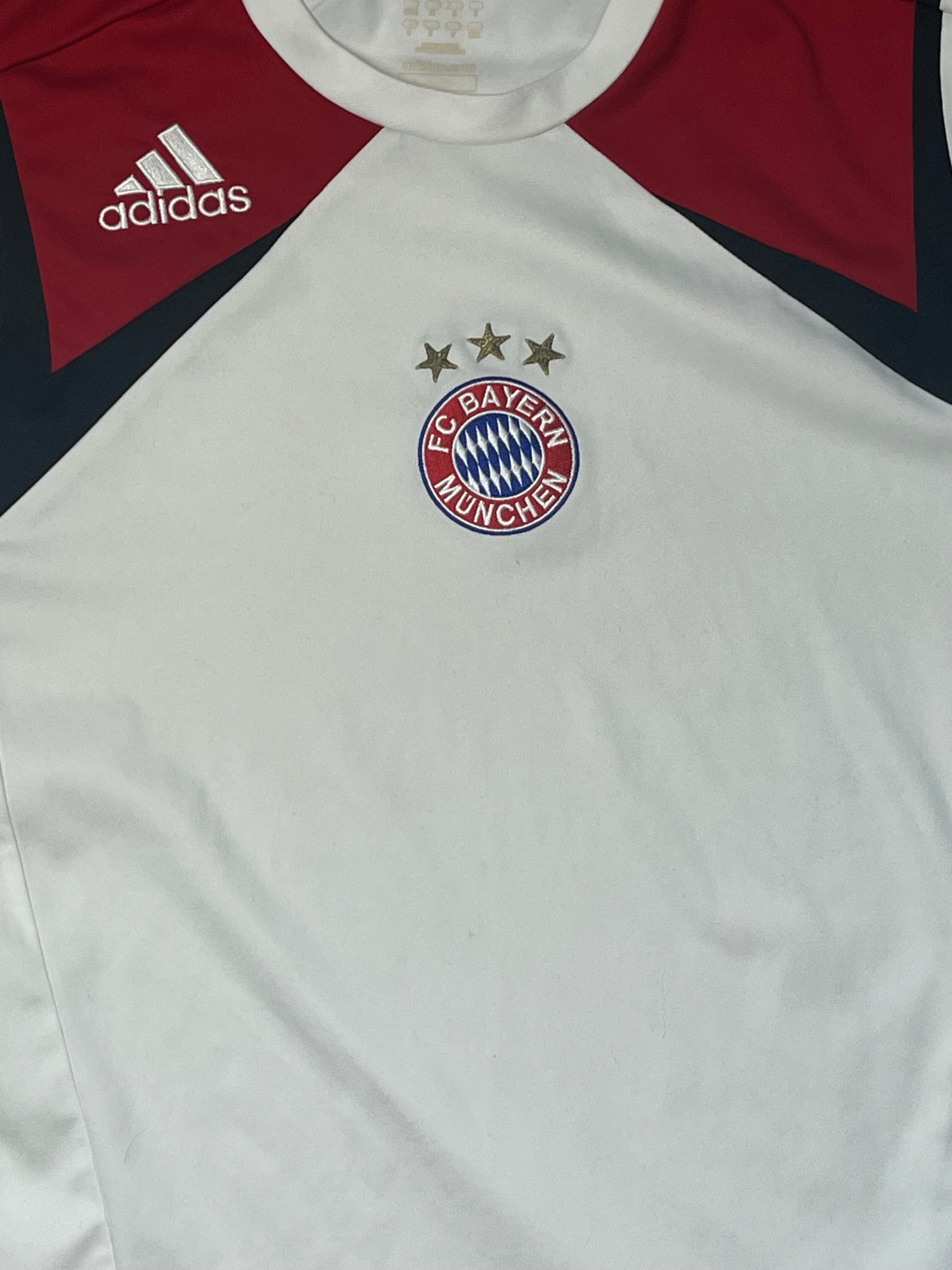 vintage Adidas Fc Bayern Munich trainingsjersey {L}