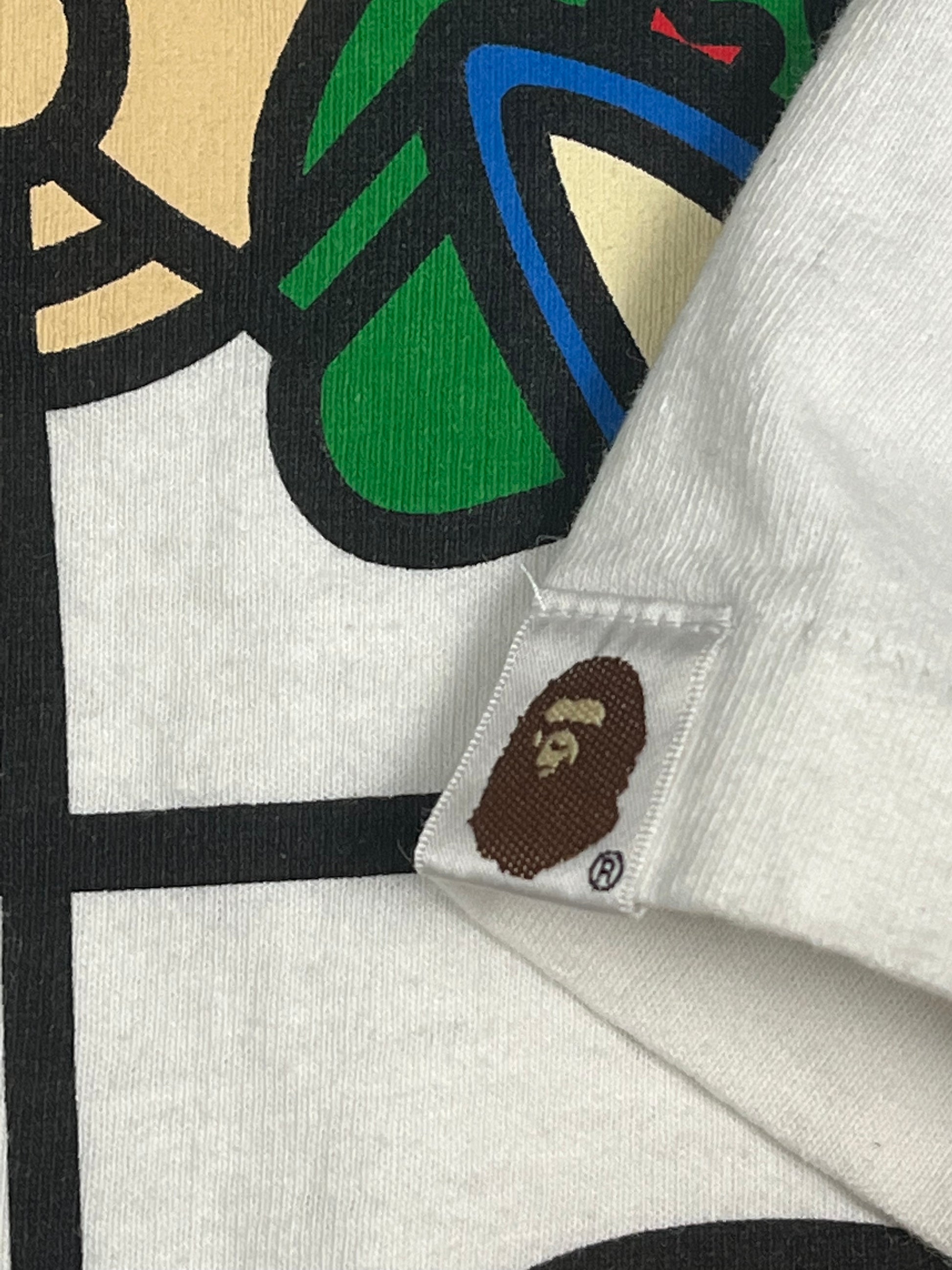 vintage BAPE a bathing ape t-shirt X DRAGON BALL {L}