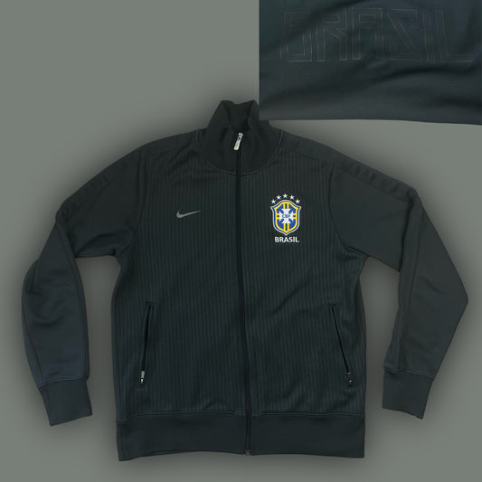 vintage Nike Brasil trackjacket {L}