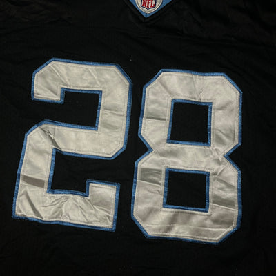 vintage NFL Carolina Panther STEWART 28 {XXL}