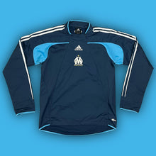 Cargar imagen en el visor de la galería, vintage Adidas Olympique Marseille halfzip windbreaker {M}
