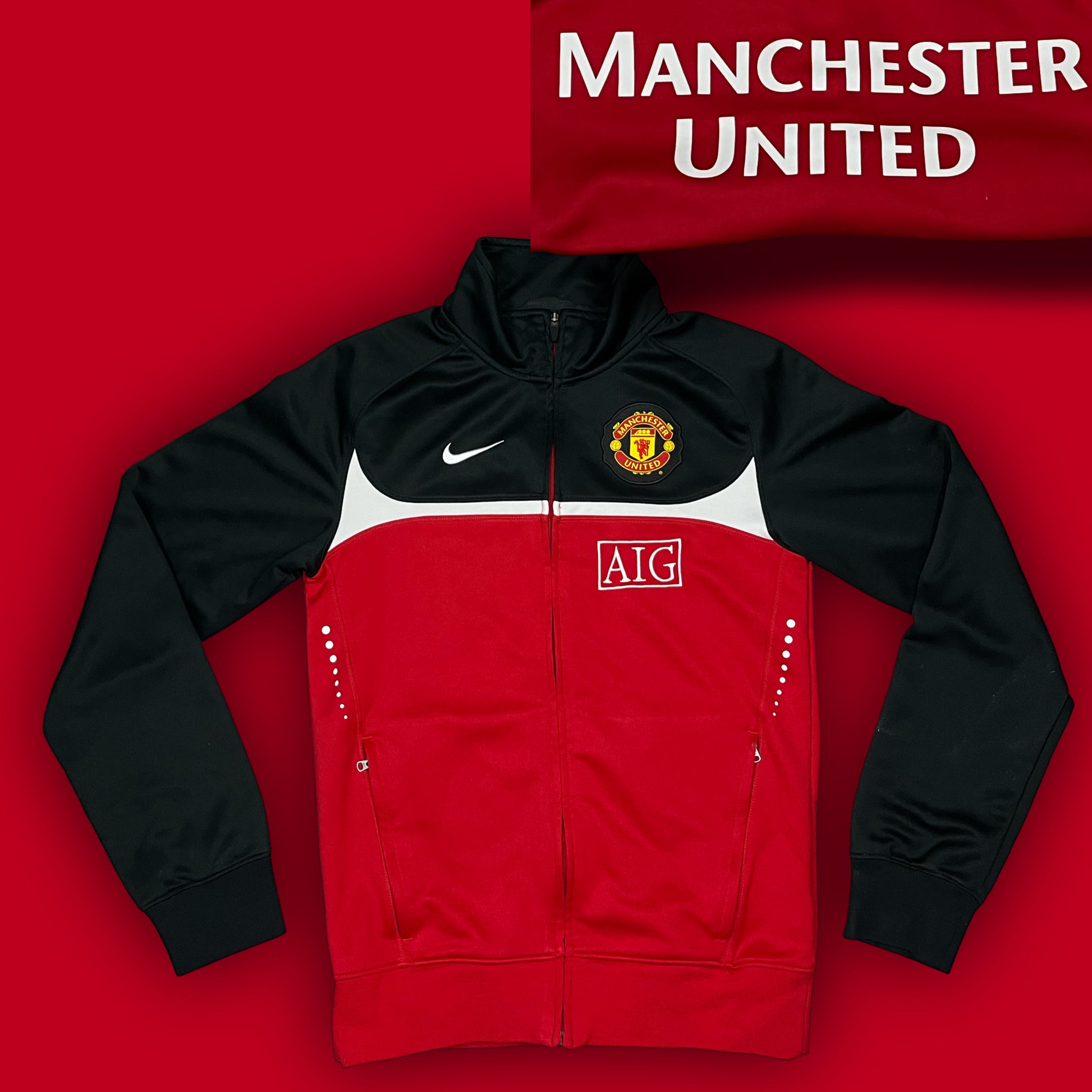 vintage Nike Manchester United trackjacket {M}