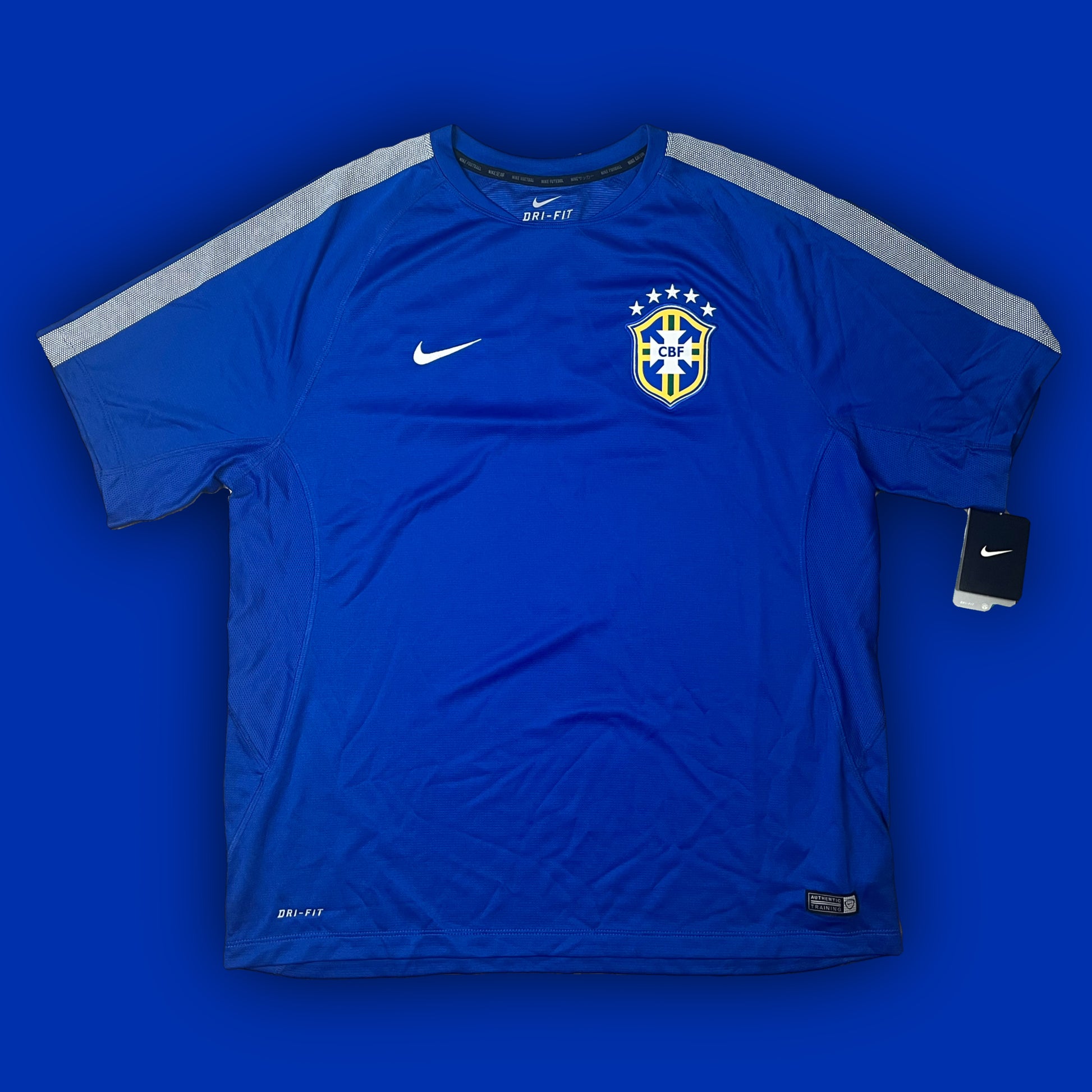 vintage Nike Brasil jersey training-set 2014 DSWT {XL}