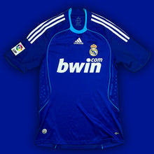Carica l&#39;immagine nel visualizzatore di Gallery, vintage Adidas Real Madrid 2008-2009 away jersey {S-M}
