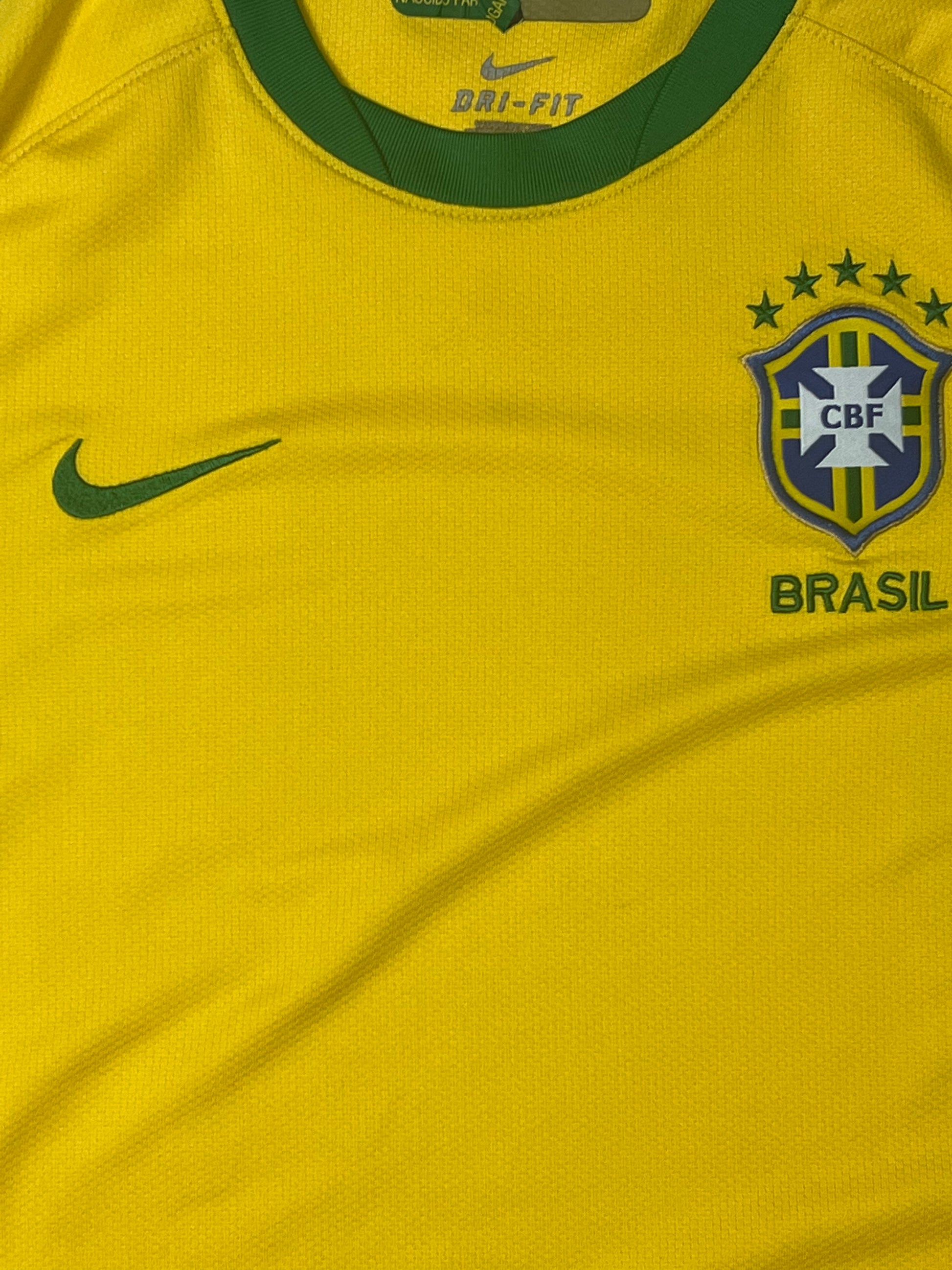 vintage Nike Brasil 2010 home jersey {S}