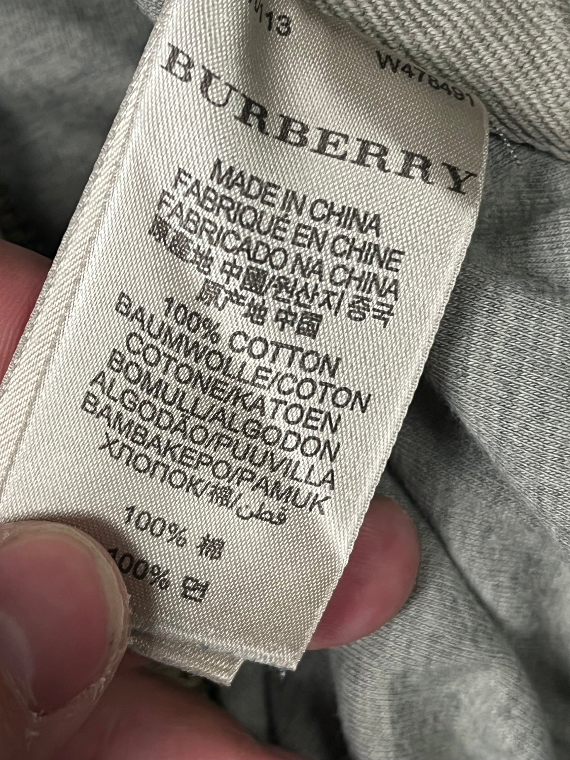 vintage Burberry sweatjacket {L}