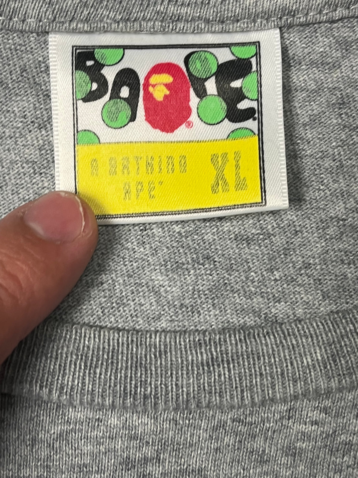 vintage BAPE a bathing ape t-shirt {XL}