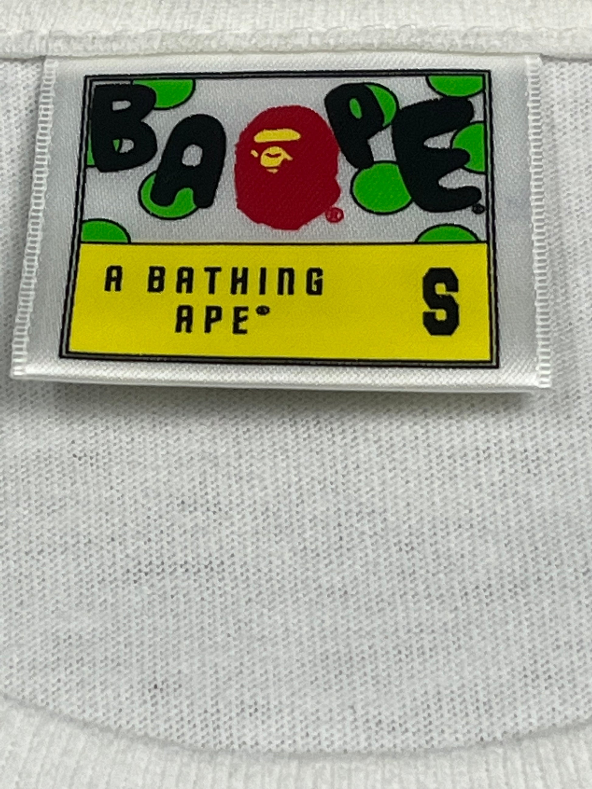 vintage BAPE a bathing ape t-shirt zirconia {S}