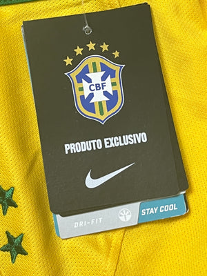 vintage Nike Brasil NEYMAR10 2014 home jersey DSWT {XL}