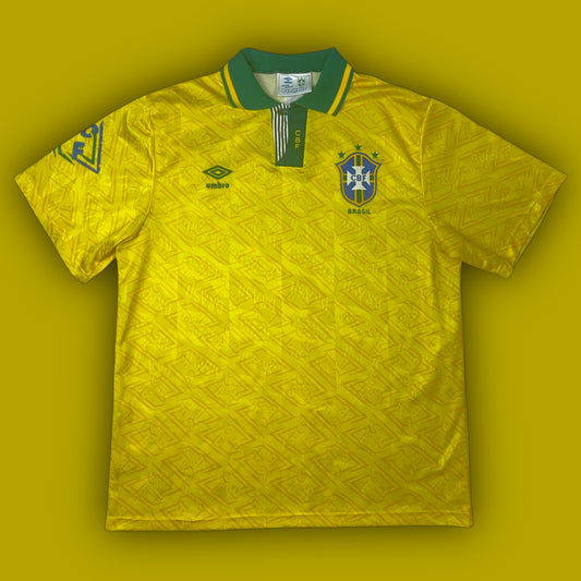vintage Nike Brasil 1992-1993 home jersey {L-XL}