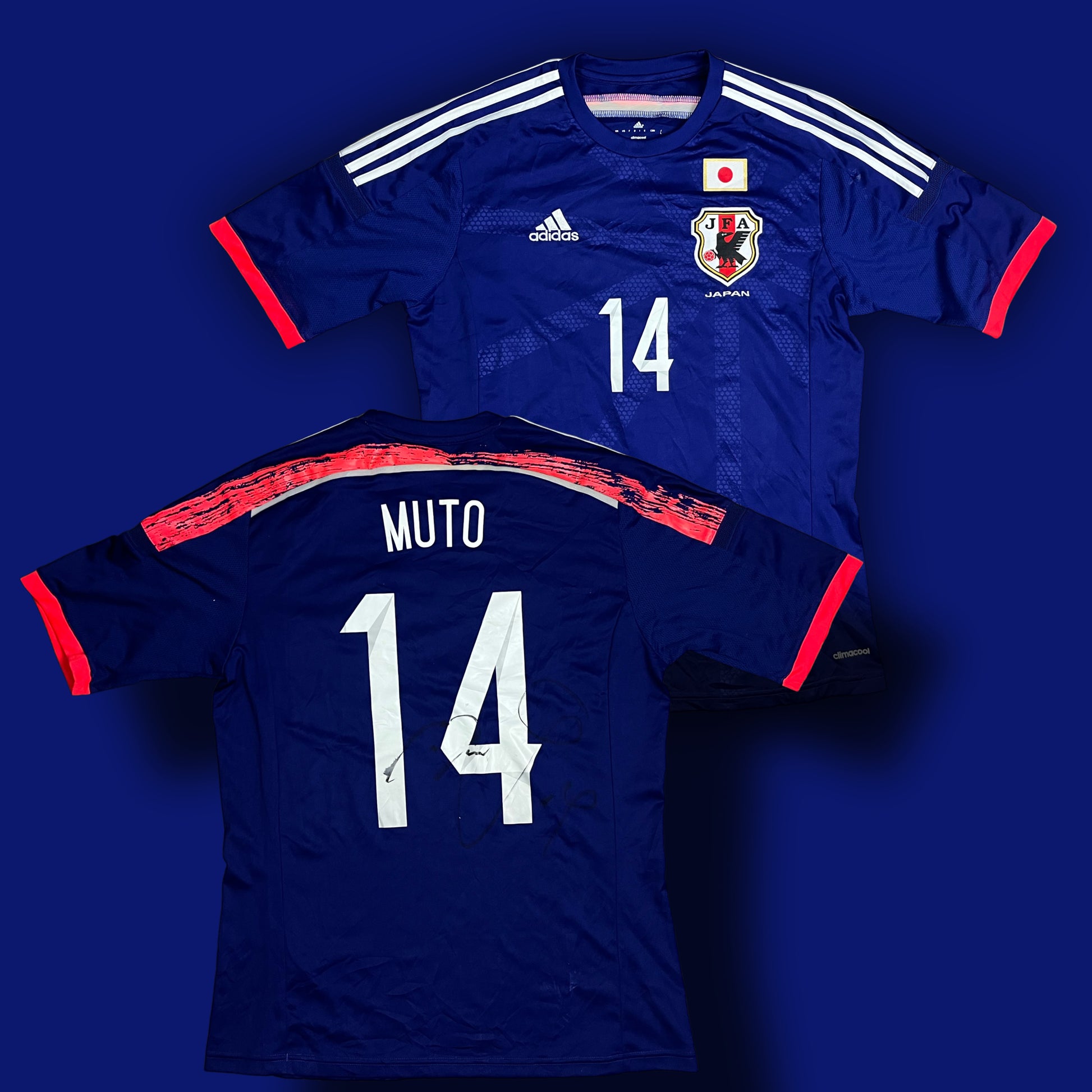 vintage Adidas Japan MUTO14 2014 home jersey {M}