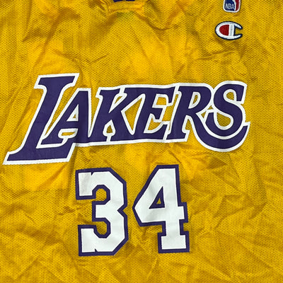 vintage Champion Lakers O‘NEAL 34 jersey {M}