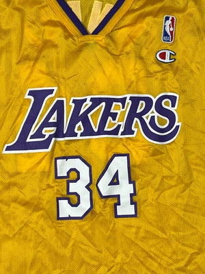 vintage Champion Lakers O‘NEAL 34 jersey {M}