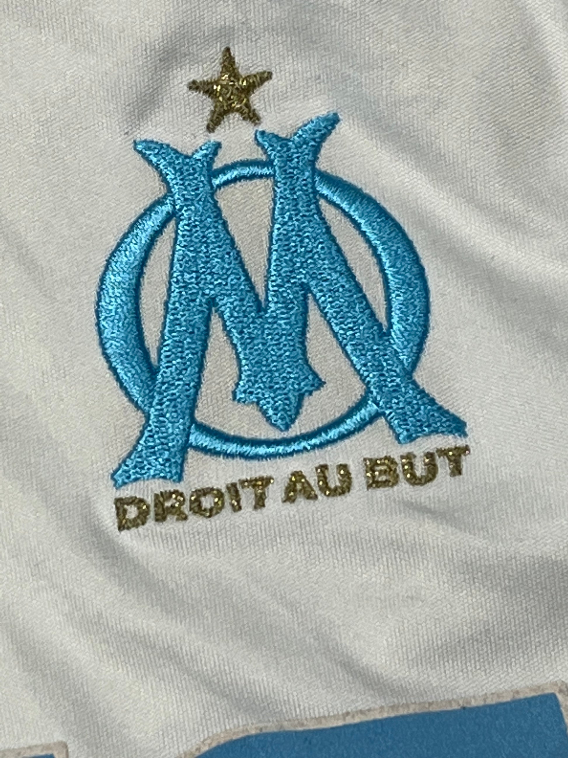 vintage Adidas Olympique Marseille jersey {XS-S}