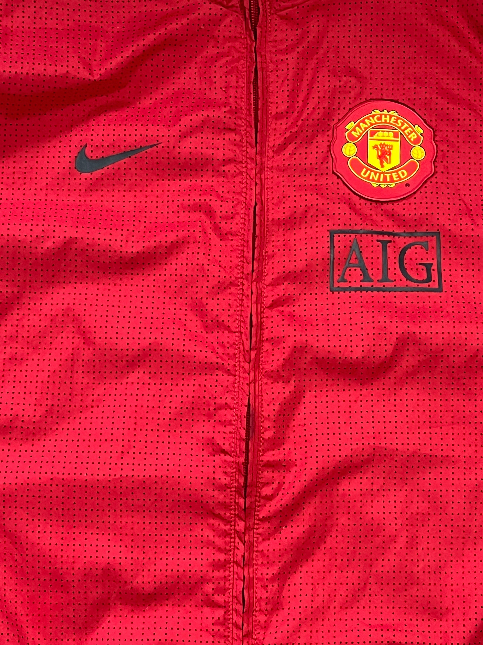 vintage Nike Manchester United windbreaker {XL}