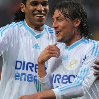 vintage Adidas Olympique Marseille 2009-2010 home jersey {M}