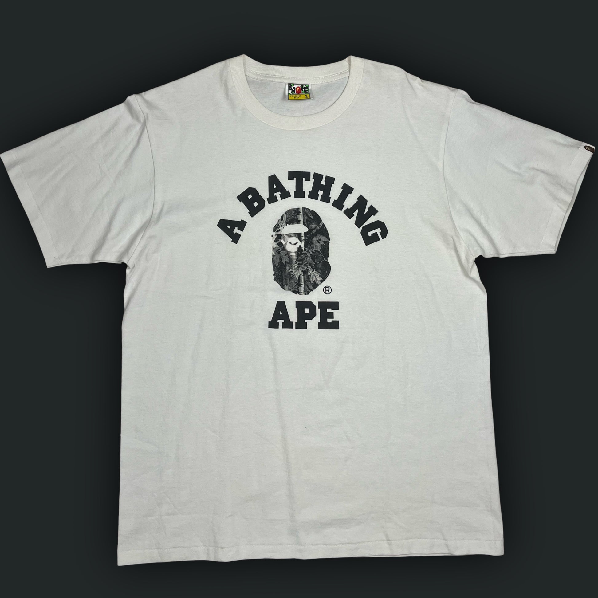 vintage BAPE a bathing ape t-shirt {L}