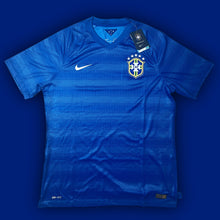 Φόρτωση εικόνας στο εργαλείο προβολής Συλλογής, vintage Nike Brasil 2014 away jersey DSWT {XL}
