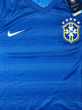 Cargar imagen en el visor de la galería, vintage Nike Brasil 2014 away jersey DSWT {XL}

