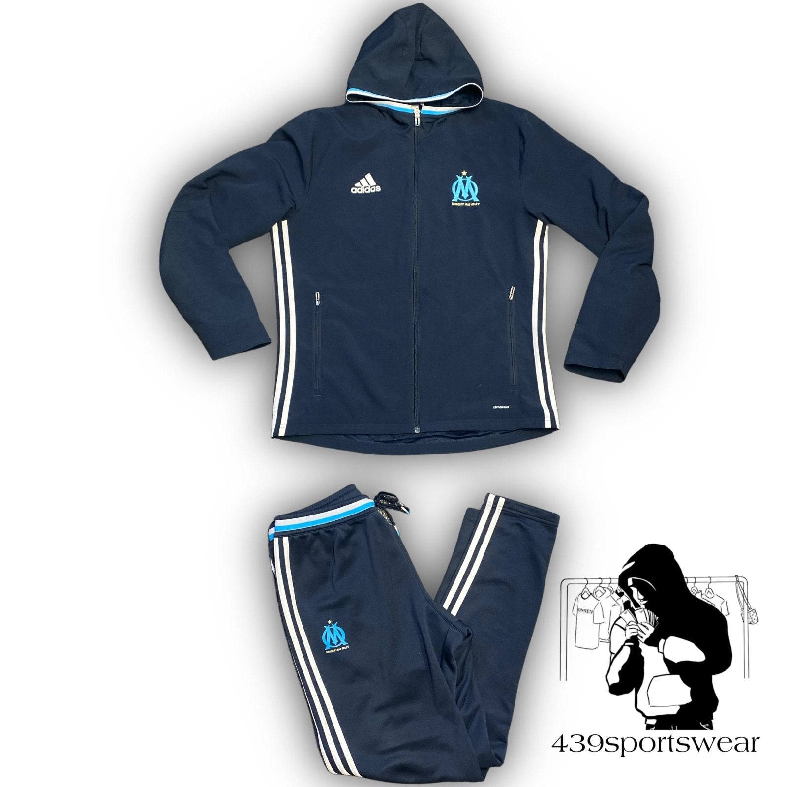 Adidas Olympique Marseille tracksuit 2016-2017 Adidas