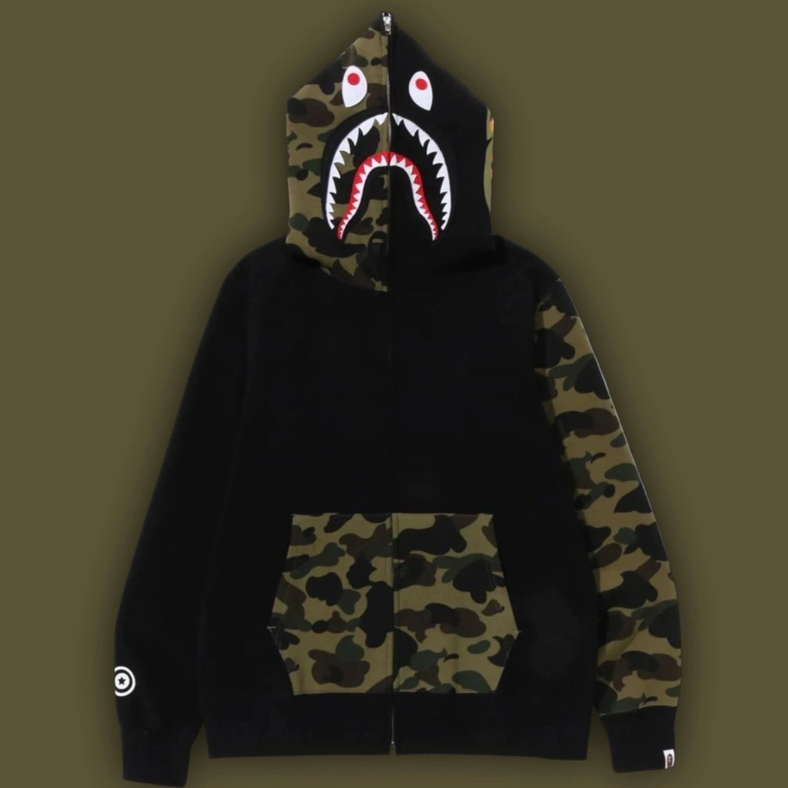 BAPE a bathing ape shark fullzipper BAPE