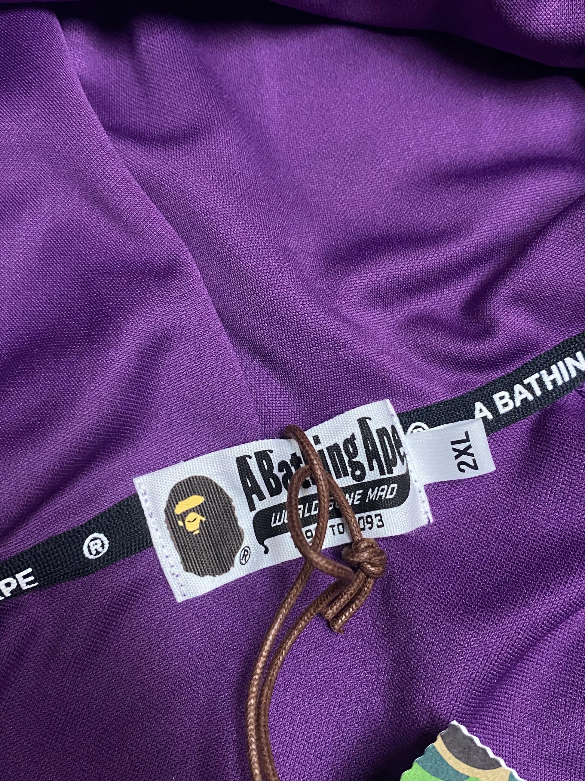 BAPE shark jersey full zip DSWT Bape