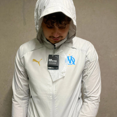 Puma Olympique Marseille halfzip-windbreaker white Puma