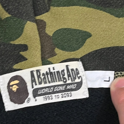 a bathing ape BAPE full zipper sweatjacket BAPE